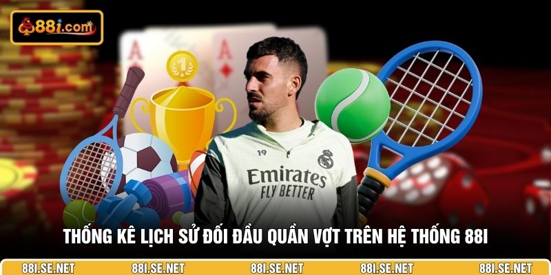 Thống kê lịch sử đối đầu quần vợt trên hệ thống 88I
